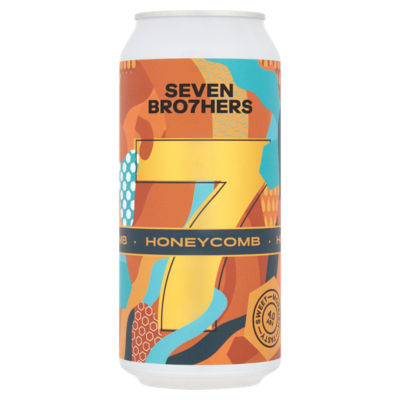 Seven Brothers Honeycomb Pale Ale 440ml, UK version
