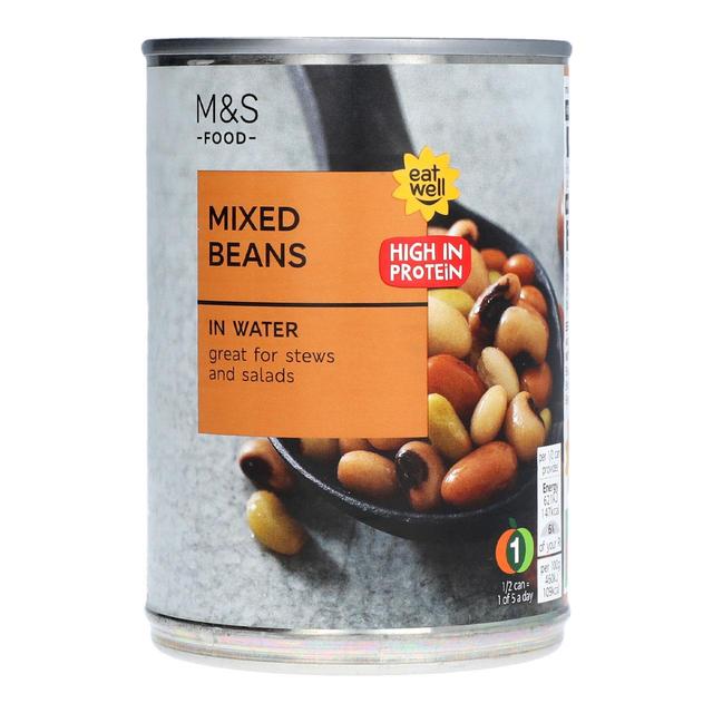 M&S Mixed Beans in Water   400g GOODS M&S   