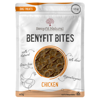Benyfit Natural chicken dog treats 60g - British product