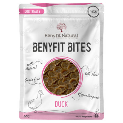 Benyfit Natural dog treats duck 60g - British product
