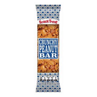 Peanøttkaramell-snackbar 45 g (britisk merke)