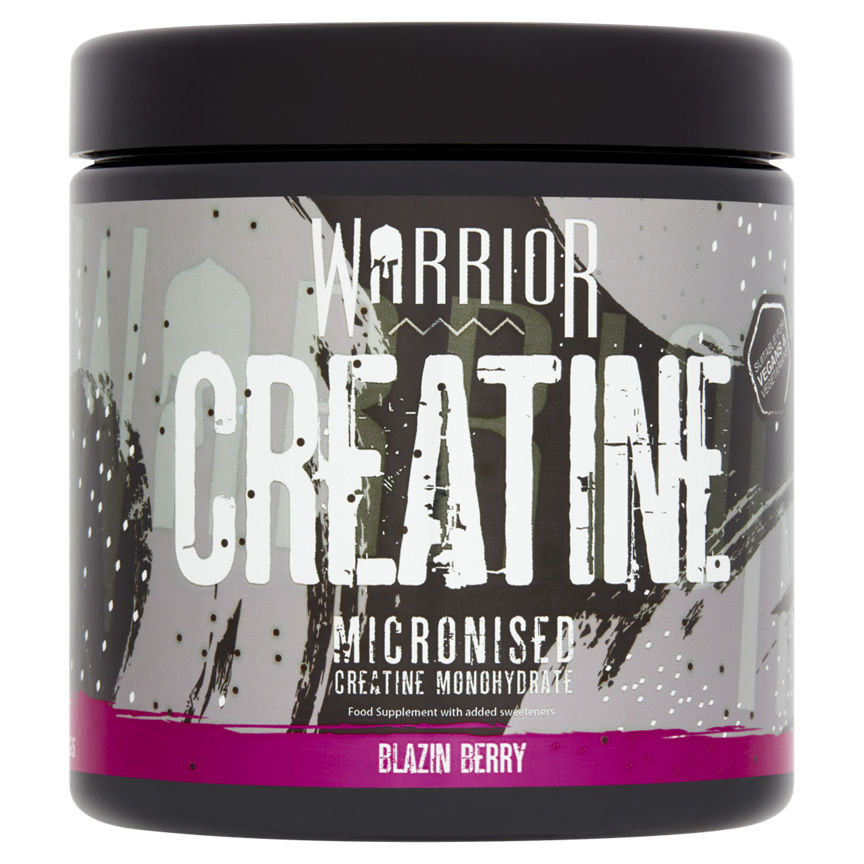 Warrior Micronised Creatine Monohydrate Blazin Berry GOODS ASDA   