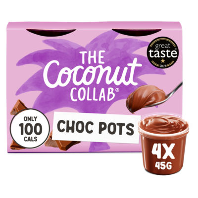The Coconut Collaborative choc pots 4x45g (British brand)