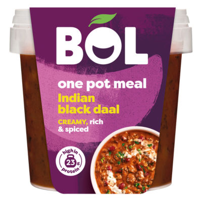 BOL One Pot Meal Indian Black Daal Ready to Eat Meal 450g
