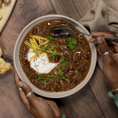 Plat BOL One Pot Curry Dal noir indien à réchauffer 450g
