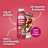BOL Chocolate Power Shake 410g, UK version meal replacement