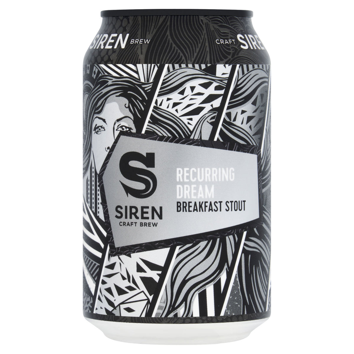 Siren Breakfast Stout Recurring Dream 330ml, imported from the UK