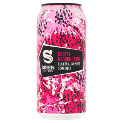 Siren Craft Brew Cherry Negroni sour beer 440ml (British brand)