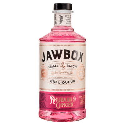 Jawbox Rhubarb Ginger Gin Liqueur 70cl - British product