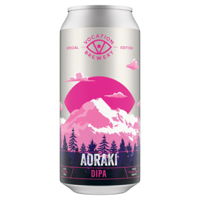 Vocation Aoraki double IPA beer 440ml (British brand)