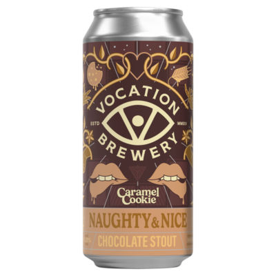 Vocation Brewery Caramel Cookie Chocolate Stout 440ml, imported from the UK
