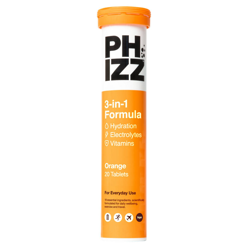 Phizz Orange 20 Tablets 89g GOODS ASDA   