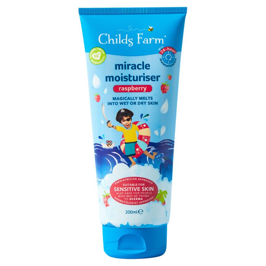 Childs Farm Miracle Moisturiser Raspberry 200ml GOODS Sainsburys   