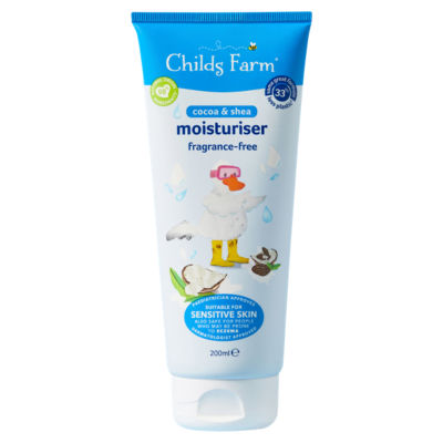 ASDA Childs Farm Cocoa & Shea Sensitive Skin Moisturiser 200ml- Buy online at McGrocer