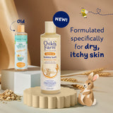 Childs Farm OatDerma fragrance-free bubble bath 250ml, imported from the UK