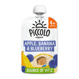 Piccolo Organic Apple, Banana & Blueberry 4 Months+ GOODS ASDA   