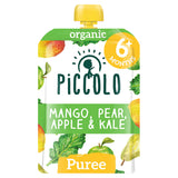 Piccolo Organic Mango, Pear, Apple & Kale 6+ Months GOODS ASDA   