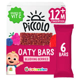 Piccolo Organic Cocomelon Oaty Bars Blushing Berries 138g, UK version
