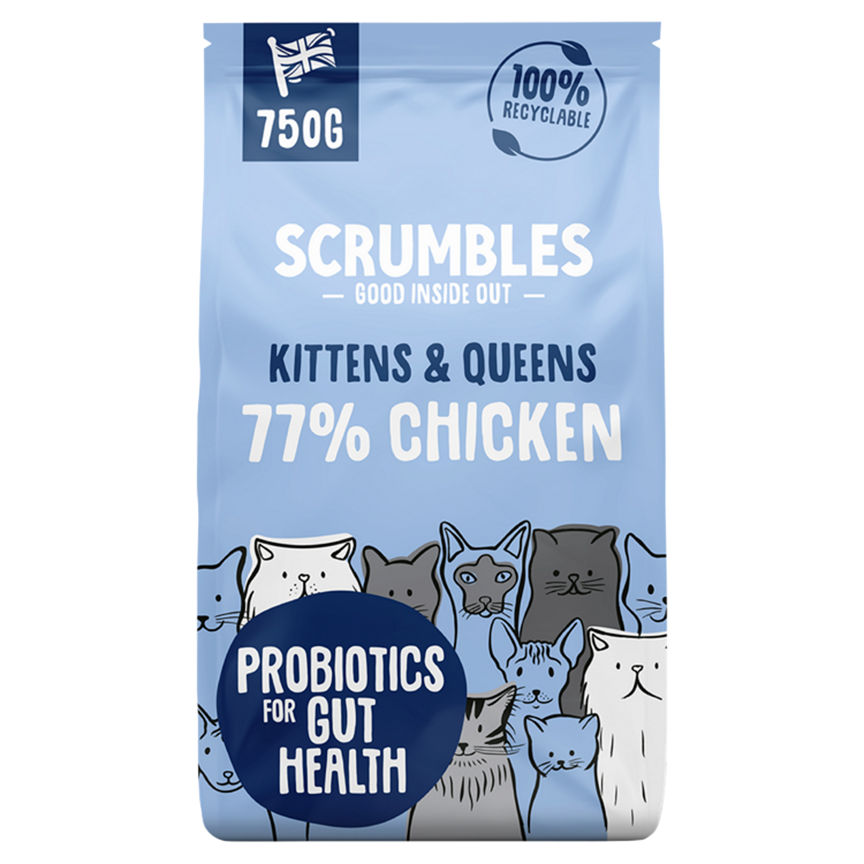 Scrumbles Kittens & Queens Chicken 750g