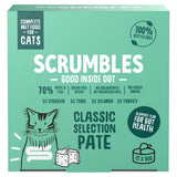 Scrumbles Complete Wet Food for Cats Classic Selection Pate 12 x 80g GOODS ASDA   