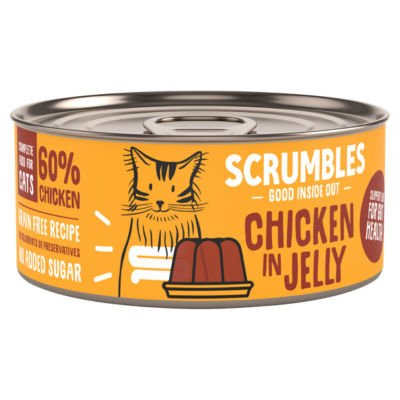 ASDA Scrumbles Chicken in Jelly Complete Cat Food 80g- Buy online at McGrocer