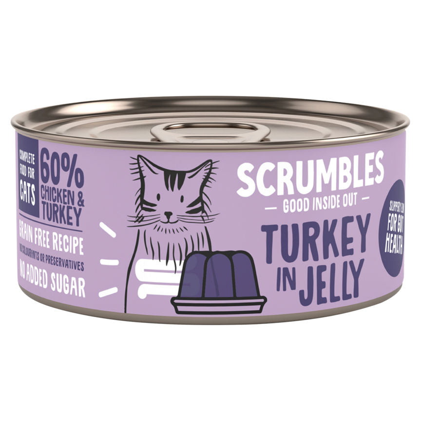 Scrumbles Turkey in Jelly 80g GOODS ASDA   