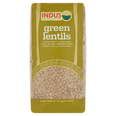 Indus green lentils 1kg - British product