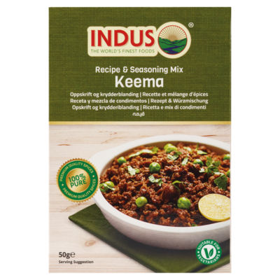 Indus Keema Seasoning Mix 50g, imported from the UK