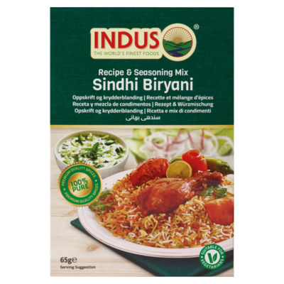 ASDA Indus Recipe & Seasoning Mix Sindhi Biryani 65g- Buy online at McGrocer