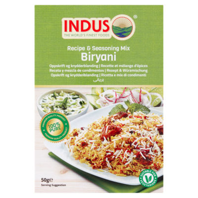 Indus Biryani Recipe & Seasoning Mix 50g