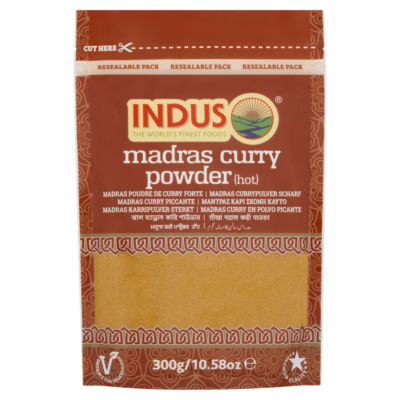 Indus Madras curry powder hot 300g (British brand)