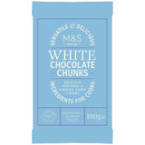 M&S White Chocolate Chunks   100g GOODS M&S   