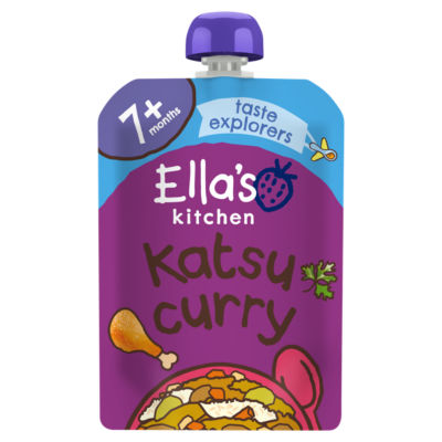 Ella's Kitchen Cracking Katsu Curry with Chicken baby food 130g - British product
