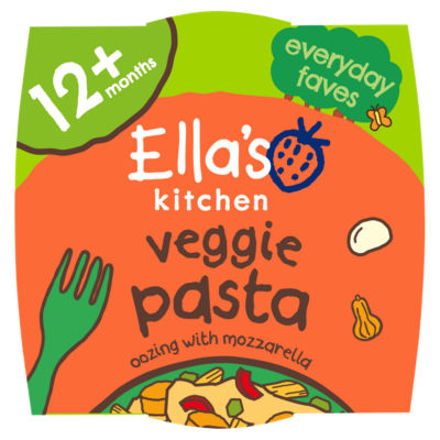 Ella's Kitchen veggie pasta meal with mozzarella 200g (British brand)