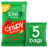 Ella's Kitchen Crispy Lentil Sticks Cheese & Tomato Pizza Flavour 3+ Years GOODS ASDA   