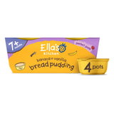 Ella's Kitchen banana vanilla bread pudding 4 x 80g - British product