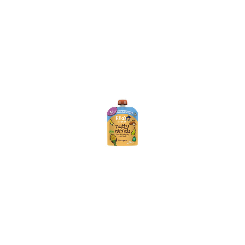 Ella's Kitchen Nutty Blends mangoes pears almonds baby food 85g - British product