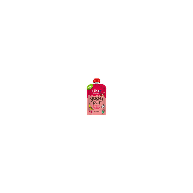 Ella's Kitchen banana strawberry yogurt 90g - British product