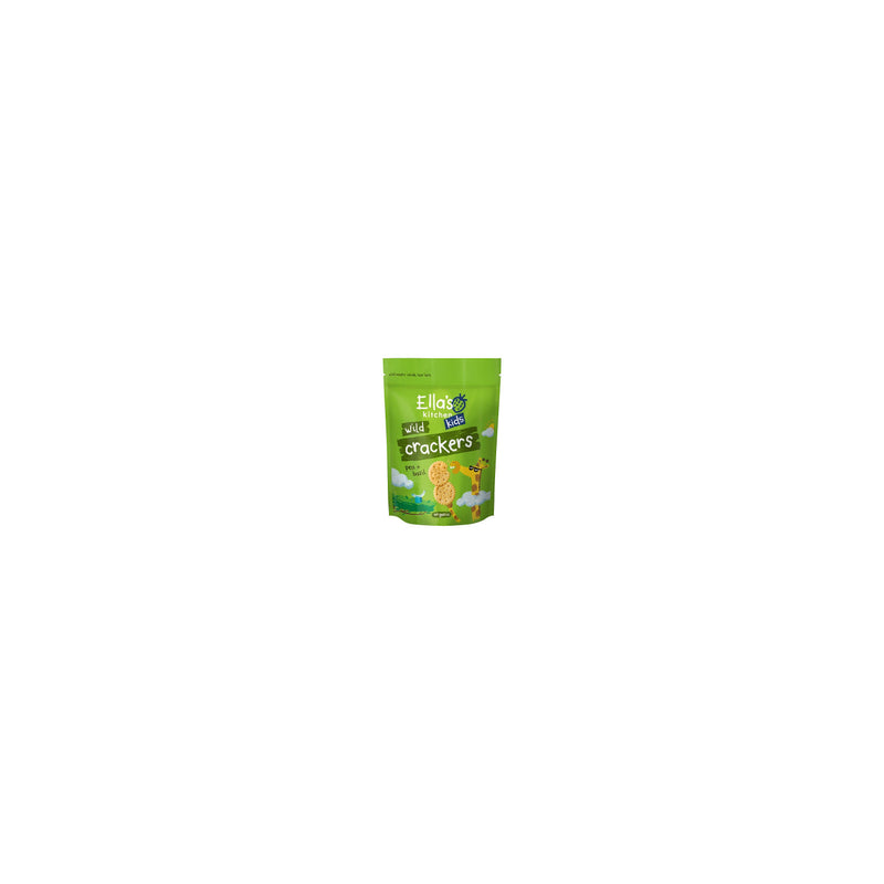 Ella's Kitchen organic pea basil wild crackers 100g - British product
