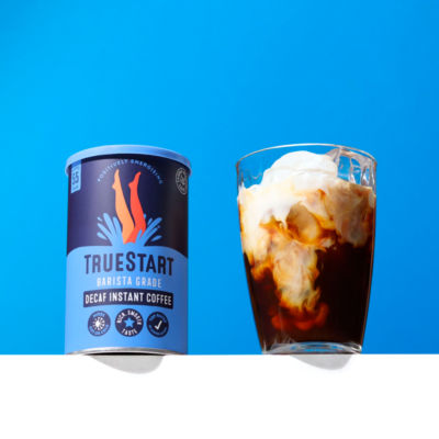 TrueStart barista grade decaf instant coffee 100g, imported from the UK