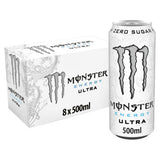 Monster Energy Ultra zero sugar energy drink 8x500ml - British product