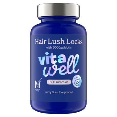 Vitawell hair gummies Berry Burst 60 count - British product