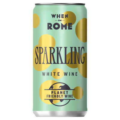 When in Rome sparkling white wine 200ml (British brand)