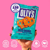 Olly's Pretzels salted original pretzel thins 140g, imported from the UK