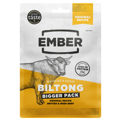 Ember air-dried and sliced biltong 50g - British product