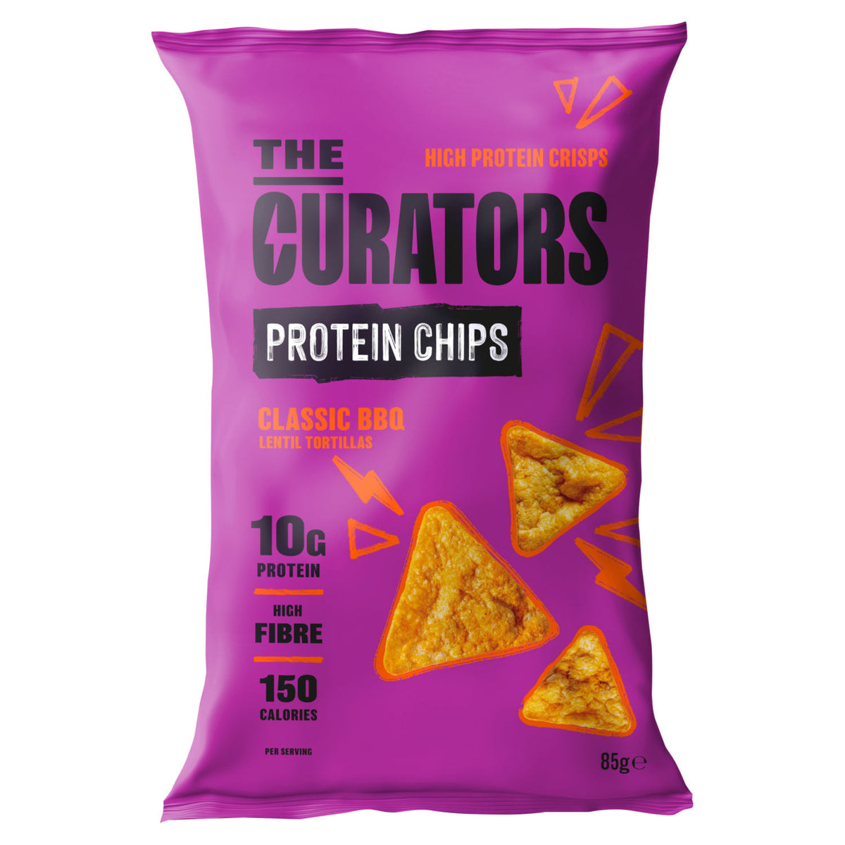 The Curators Protein Chips Classic BBQ 85g (British brand)