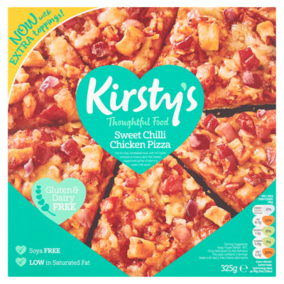 Kirsty's Sweet Chilli Chicken Pizza Gluten Free 325g