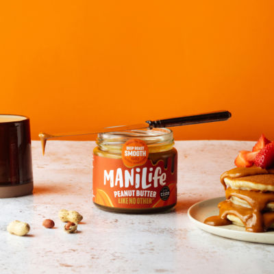 ManiLife Deep Roast smooth peanut butter 275g, UK version