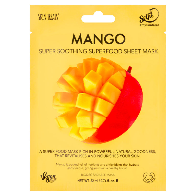 Skin Treats Mango Super Soothing sheet mask 22ml (British brand)