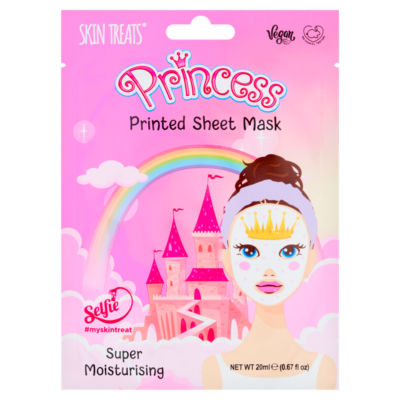 Skin Treats Princess Printed sheet mask 20ml, imported from the UK